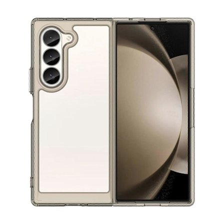 Etui til Galaxy Z Fold 6 med slankt, klart, transparent krystalklart slankt hårdt PC stødsikkert anti-ridse fuldt beskyttende cover til Samsung Galaxy