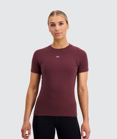 Women's Training Tee | Gymnation wine red / XL