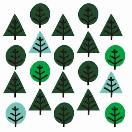 3 st Printed absorberande disktrasa Köktrasa 7 7 7