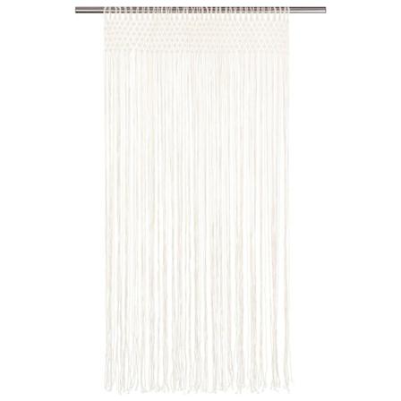 Vidaxl Gardin Makramé 140x240 Cm Bomull Creme