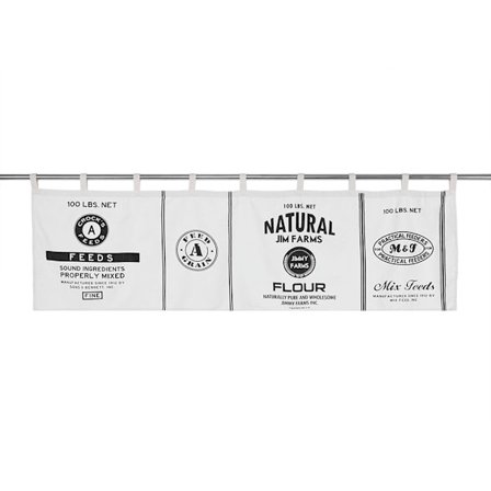 Vintage halvgardin drapering Panel mörkläggning för köksskåp Coffee Shop