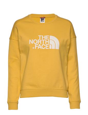 W Drew Peak Crew - Eu Sweat-shirt Genser Gul The North Face