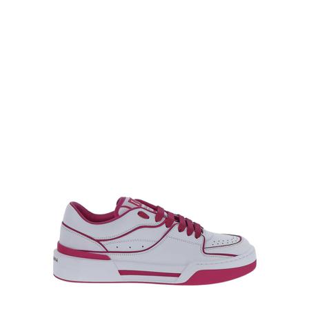 Dolce & Gabbana Calfskin New Roma Sneakers vit, Dam, Dam, Storlek: 40 EU