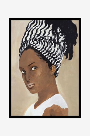 Malerifabrikken - Tavla Inspired, Svart ram - Brun - Tavlor - Från Homeroom