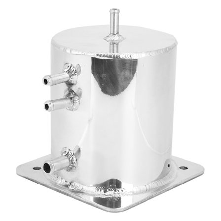 Kiillotettu alumiiniseoksesta valmistettu polttoaineen pyörrekammio 1,5 litran paisuntasäiliö kilpa-ajoihin ja ralliin