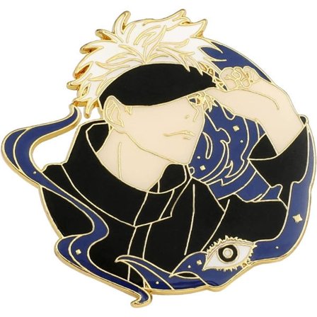 Jujutsu Kaisen emalj pin brosch, Anime Jujutsu Kaisen karaktär cosplay knappnålsmärke i metall, presenter till fans