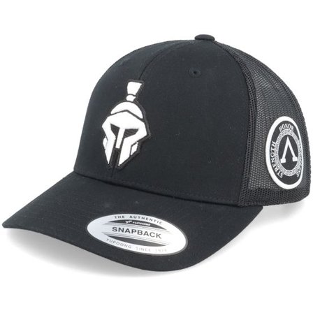 Iconic - Svart trucker Keps - Spartan Black Trucker @ Hatstore