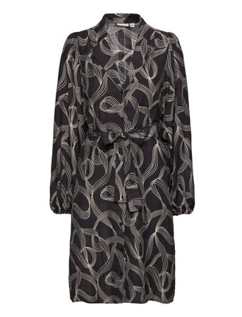 Viprallo L/S Shirt Dress Black Vila