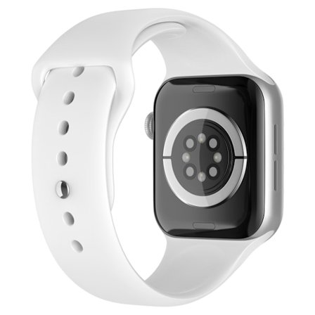 Apple Watch 38/40/41/42 mm Silikon Armband (M/L) Vit