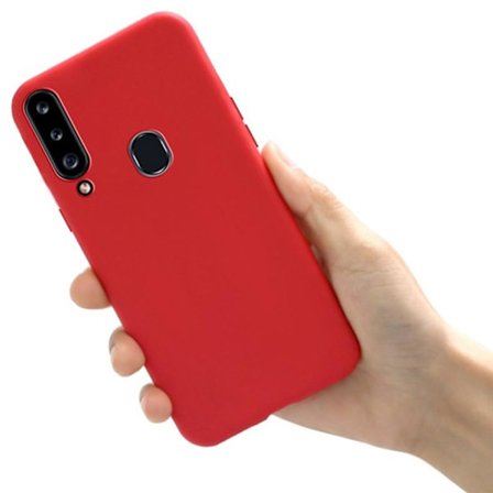 Samsung Galaxy A20S - Skyddande Mattbehandlat NKOBEE Skal