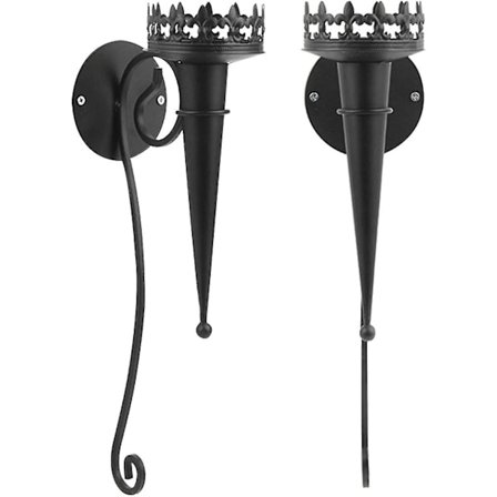 2-pack väggmonterade ljusstakar