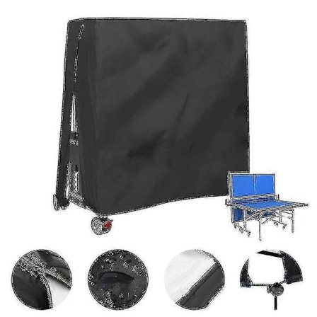 Udendørs Vandtæt og Støvtæt Bordtennisbord Cover Bordtennisbord Cover 165x70x185cm-WELLNGS