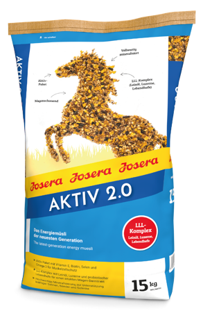 Josera Aktiv 2.0 15kg - Hestefôr