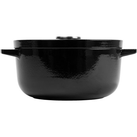 Kitchenaid Støbejernsgryde 22 cm/3,3 liter, onyx black | KitchenOne