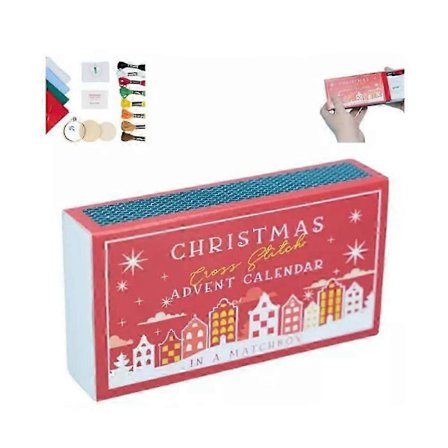 Julebroderi Adventskalender, Julekalender Broderisæt 2024