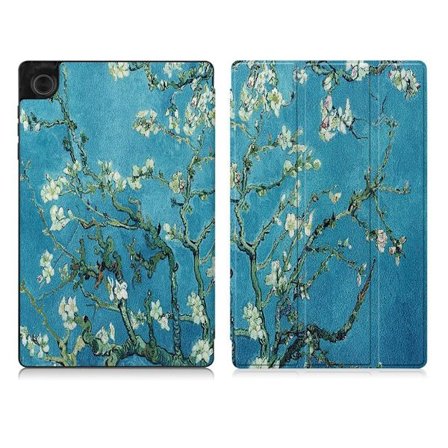 Lenovo Tab M10 HD Gen 2 mønstret læderetui - Ferskenblomst