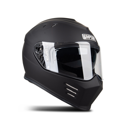 Motorradhelm Simpson Venom 06 Matt Schwarz M