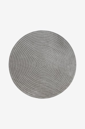 KM Home - Flatvevd teppe Hawaii - Grå - Glattvevde tepper - 240 - Fra Homeroom