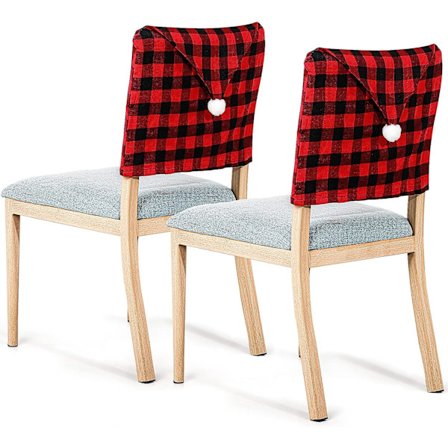 6 st julstolsryggar Julstolsöverdrag Hatt B