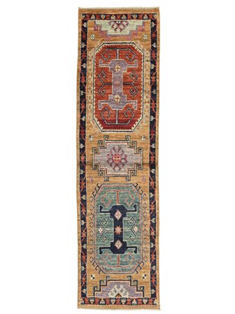 Teppichläufer 83X298 Kazak Fine