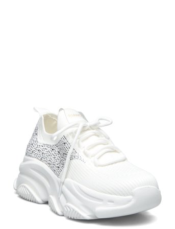 Bianco Biavegas Rhinestone Sneaker Flyknit - White - 39