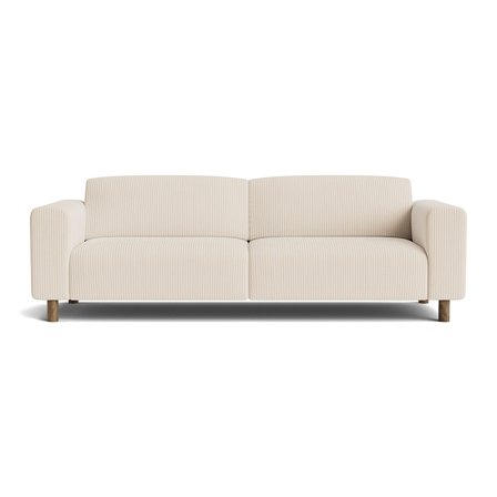 Toledo 3 personers sofa - Lincoln Beige - 237x88x78 - Sofa, 3 personers sofa