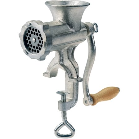 Westmark Kjøttkvern Manuell Støpejern størrelse 10 - Kjøp kjøkkenmaskin hos Bakeren og Kokken' - 'Sølv/grå