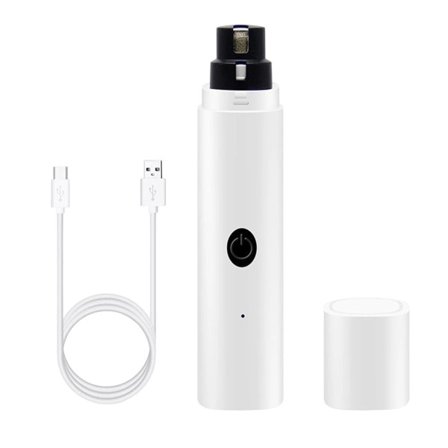 Hund nagel slip USB uppladdningsbar lågt brus elektrisk tass nagelpolerare