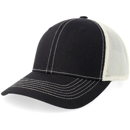 Equip - Schwarz trucker Cap - Black/Stone Trucker @ Hatstore