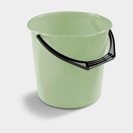 Cubo Nordiska Plast, verde pistacho, 10 litros