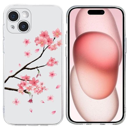 Vibe iPhone 15 Plus skal - Plommonblomma