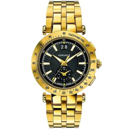 Versace Pre-owned, Pre-owned Stainless Steel watches Geel, Dames, Maat:ONE Size