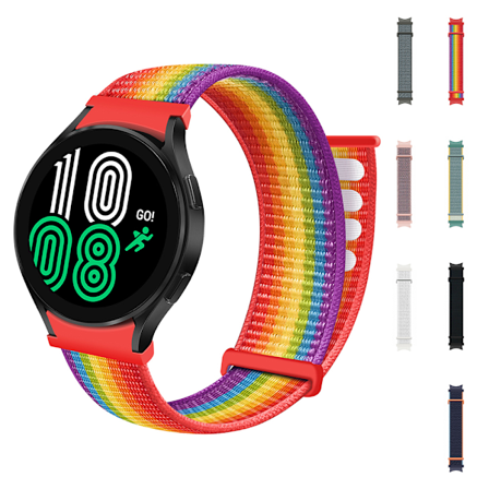 Nylon i nylon för Samsung Galaxy Watch 4 44 mm 40 mm remmar - spot sales