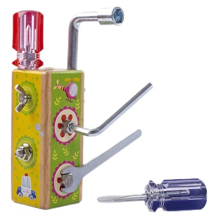 14 Osainen Puinen Aktiviteettilevy Ruuvimeisseli Lasten Työkalusetti Varhaiskasvatukseen