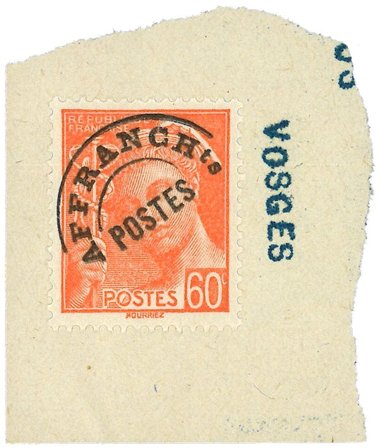 Frankrig - YT 83 på afklip - Forudannulleret