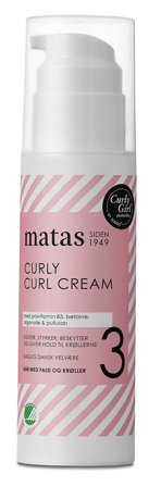 3 for 2 - Matas Striber Curly Curl Cream 150 ml, Hår, Hårstyling, Krøllet Hår