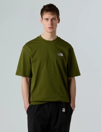 The North Face M Ss Essential Oversize Tee - Khaki green - L
