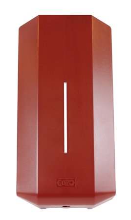 Garo 353654 Front till laddbox, med ljusdelare Röd, Elfördelning & strömförsörjning