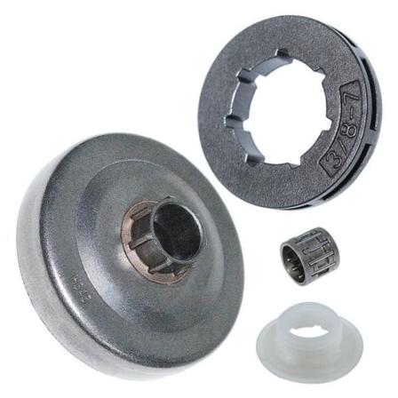 3/8" 7-hampainen kytkinrummun kierukkavaihde Yhteensopiva husqvarna 346xp 350 351 353 340 Hg kanssa