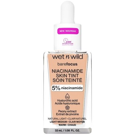 Wet n Wild Bare Focus Niacinamide Skin Tint 32ml - Light