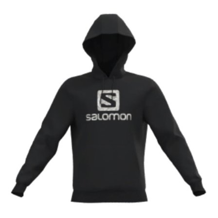 Salomon Unisex Outlife Logo Pullover Hoodie Unisex long-sleeved sweaters Black M