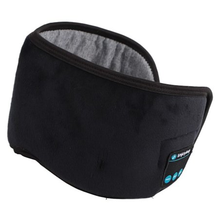 Smart Bluetooth Øyemaske Musikk Kommunikasjon Søvnhjelp Svart