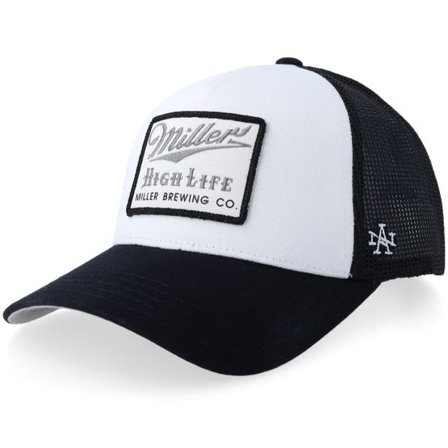 American Needle - Svart trucker Keps - "Hatstore Exclusive x Miller High Life Black/White Trucker " @ Hatstore
