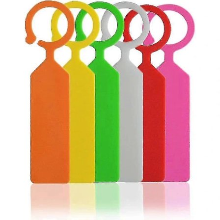 【PP】300 stk Plast Treetiketter Plantehengende Etiketter Plast Hagemarkører Vanntette, 6 Farger