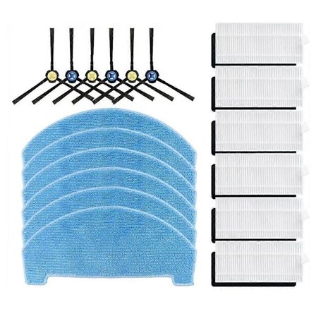 For T20S A20 / PVCR 3600 / G2 0926W G2 0726W / G2 1226 Filter Side Brush Mop Cloth Tilbehørsdel