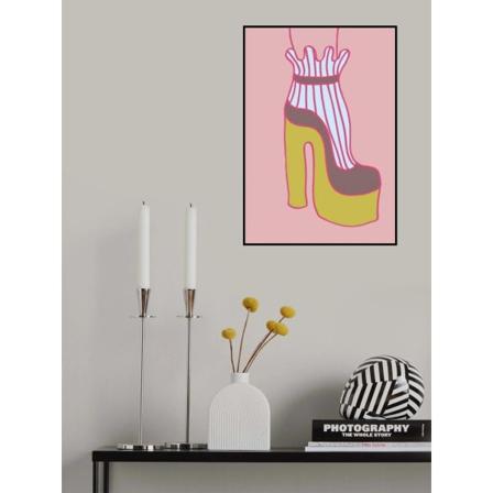 Yellow Heel 02 MultiColor 21x30 cm