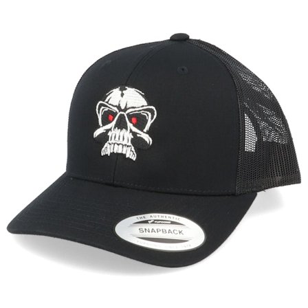 Iconic - Schwarz Trucker Cap - Red Eye Skull Black Trucker @ Hatstore