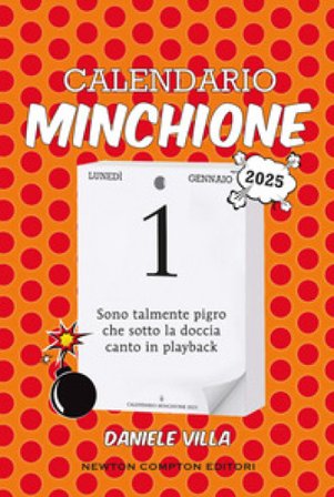 Calendario minchione 2025 Daniele Villa