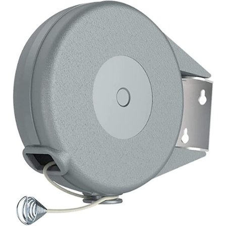 Utdragbar tvättlina utomhus, 12 m utdragbar klädstreck