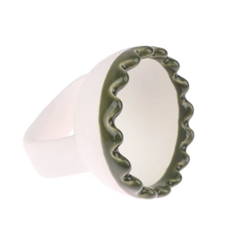 1:a Guasha Ansikts- och Kropps Keramisk Gua Sha Skrapbräda Daglig Bea Grön